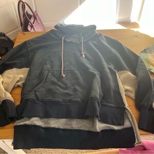 Free People oversized hoodie size small